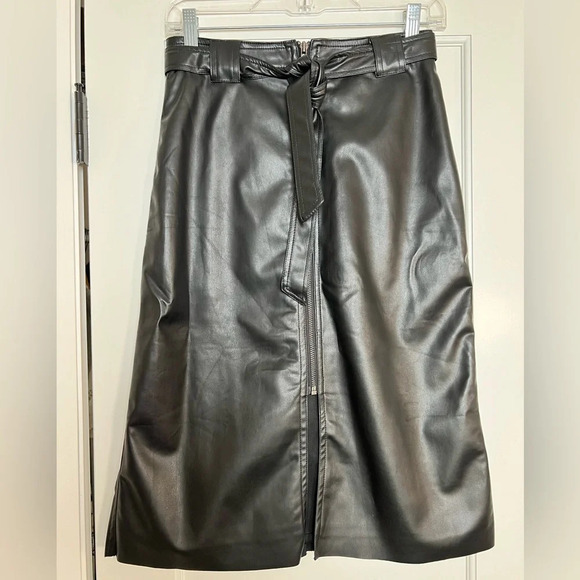 Anthropologie Black Pencil Skirt - Picture 2 of 3